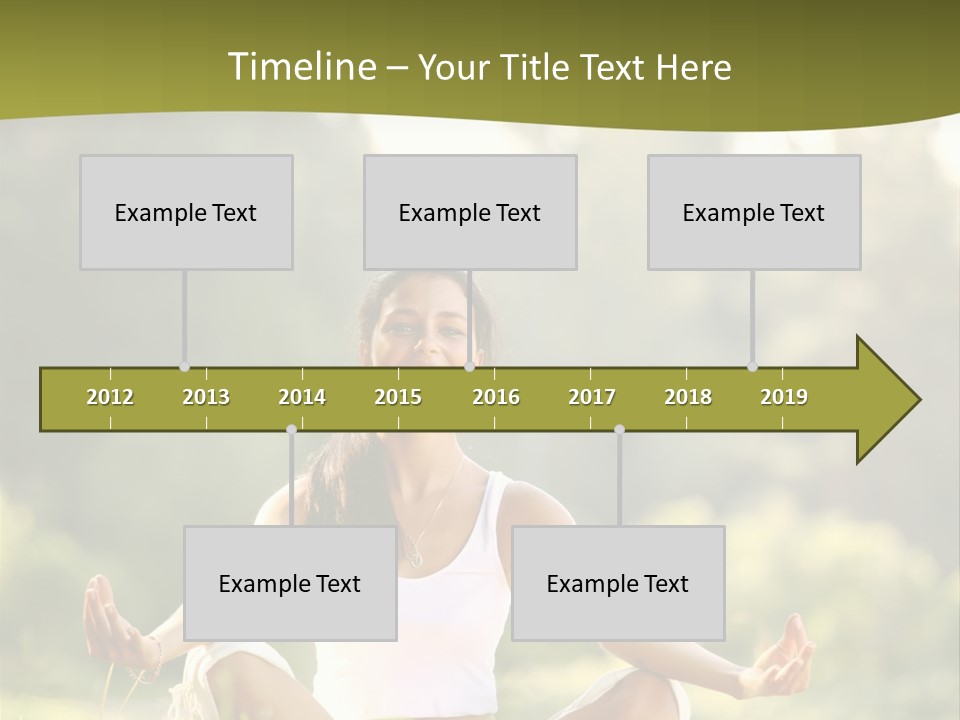 People Peaceful White PowerPoint Template