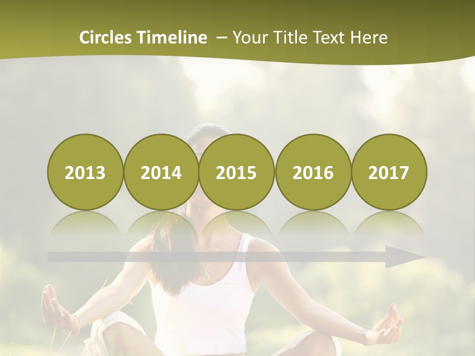 People Peaceful White PowerPoint Template