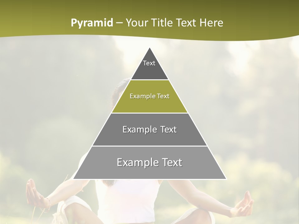 People Peaceful White PowerPoint Template