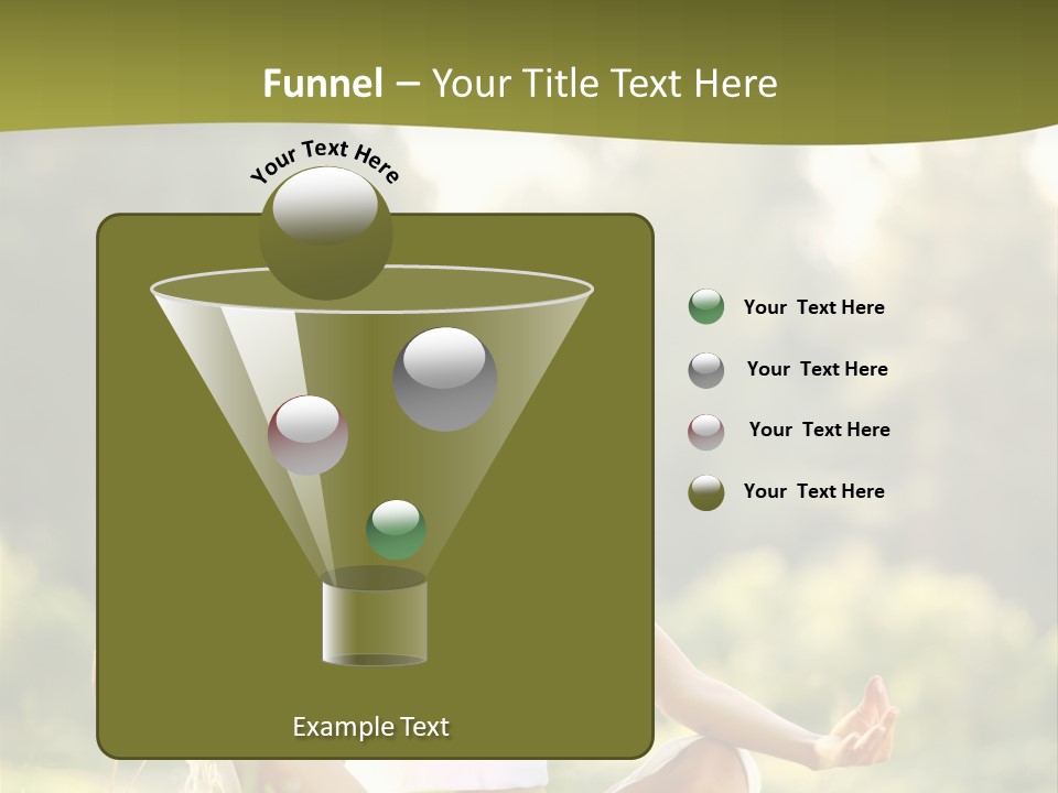 People Peaceful White PowerPoint Template
