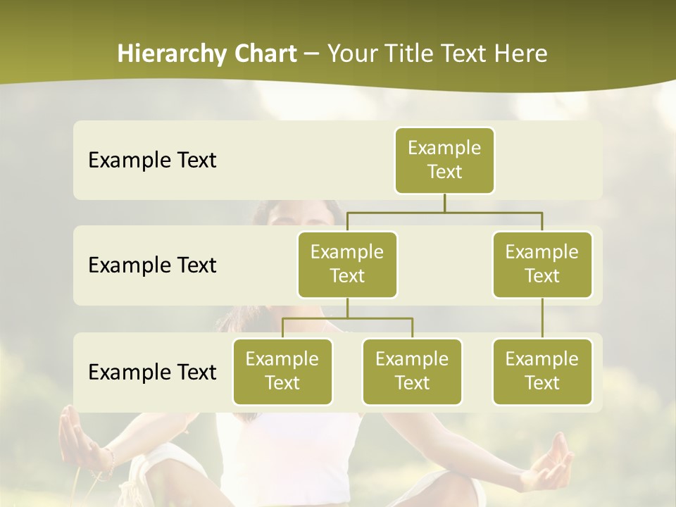 People Peaceful White PowerPoint Template