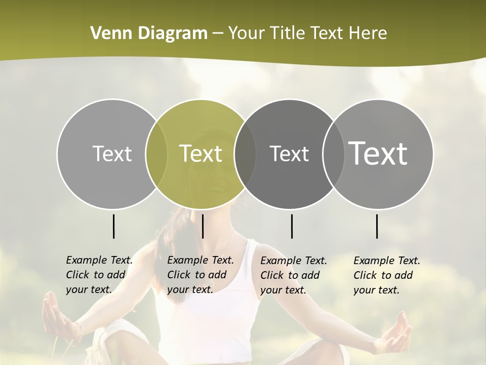 People Peaceful White PowerPoint Template