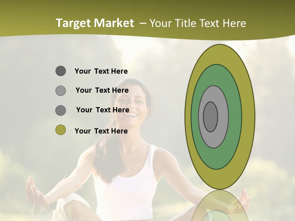 People Peaceful White PowerPoint Template