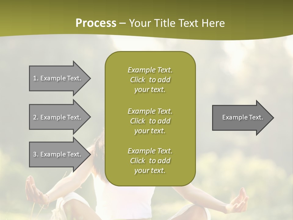 People Peaceful White PowerPoint Template