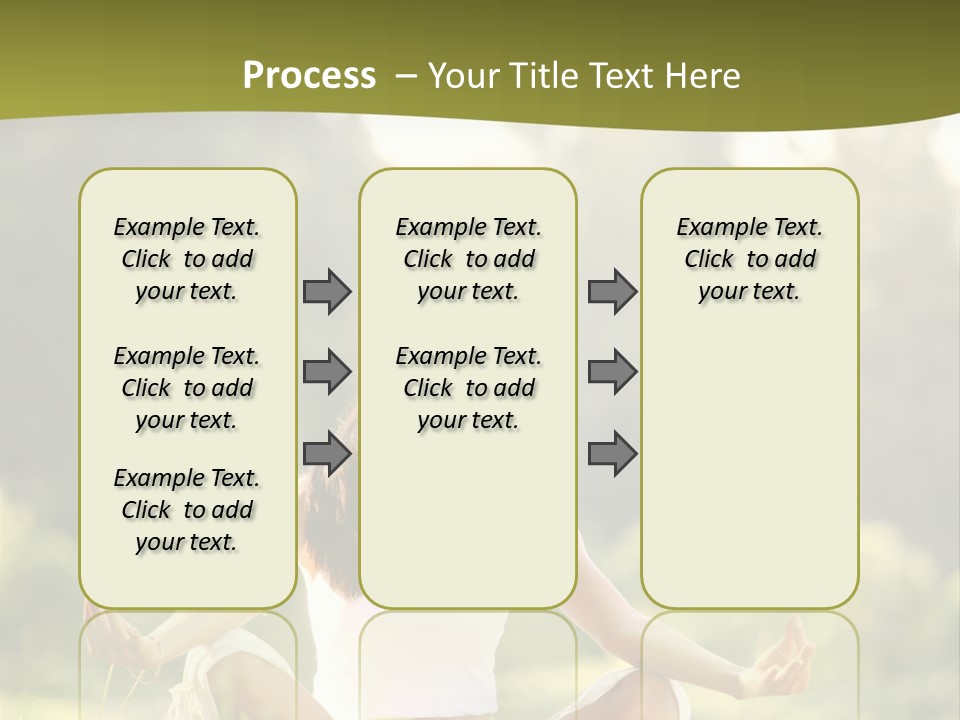 People Peaceful White PowerPoint Template