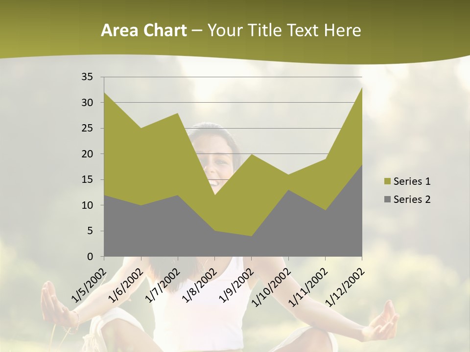 People Peaceful White PowerPoint Template