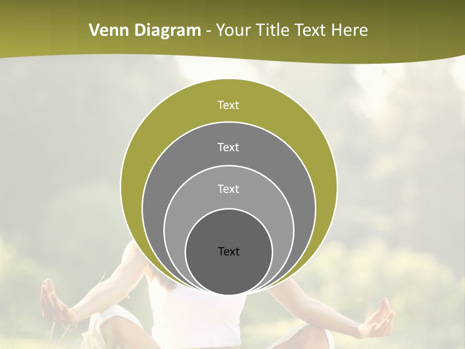 People Peaceful White PowerPoint Template