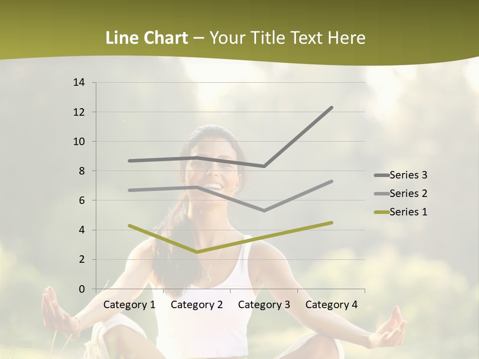 People Peaceful White PowerPoint Template