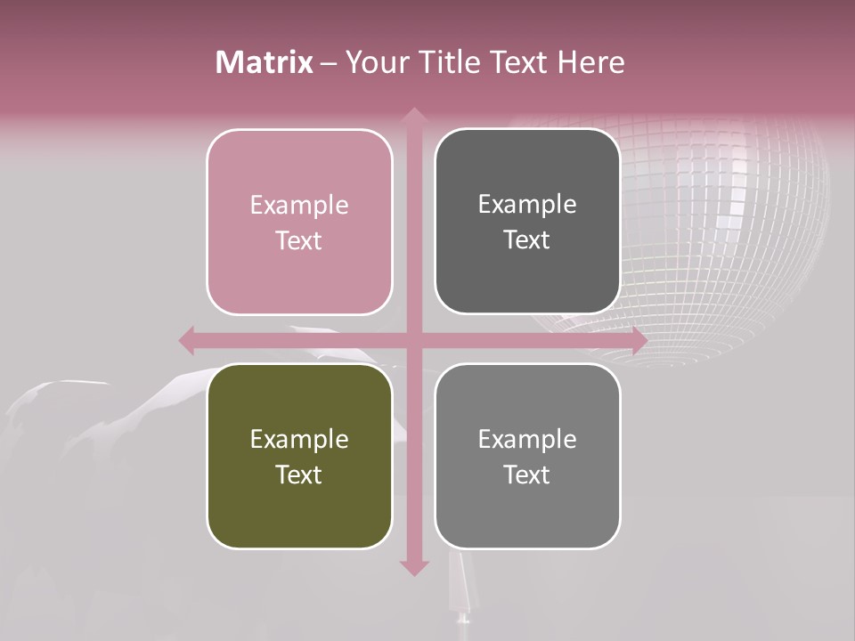 Sweet Illustration Cow PowerPoint Template