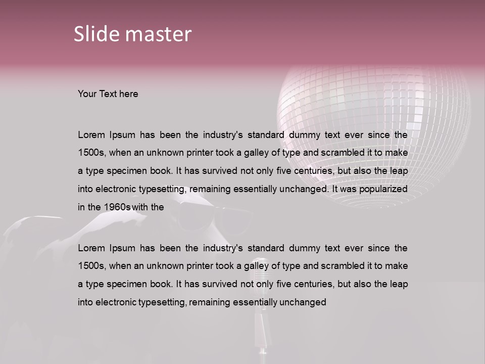 Sweet Illustration Cow PowerPoint Template