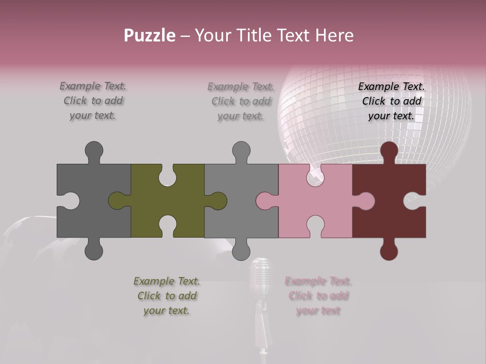 Sweet Illustration Cow PowerPoint Template