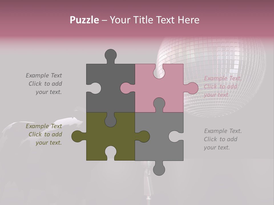 Sweet Illustration Cow PowerPoint Template