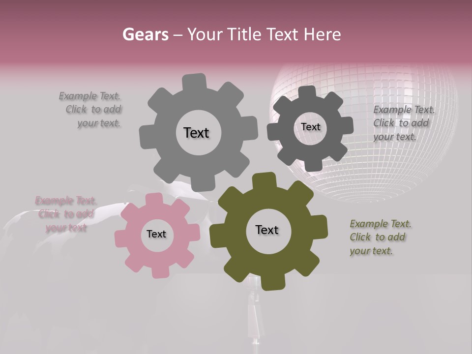 Sweet Illustration Cow PowerPoint Template