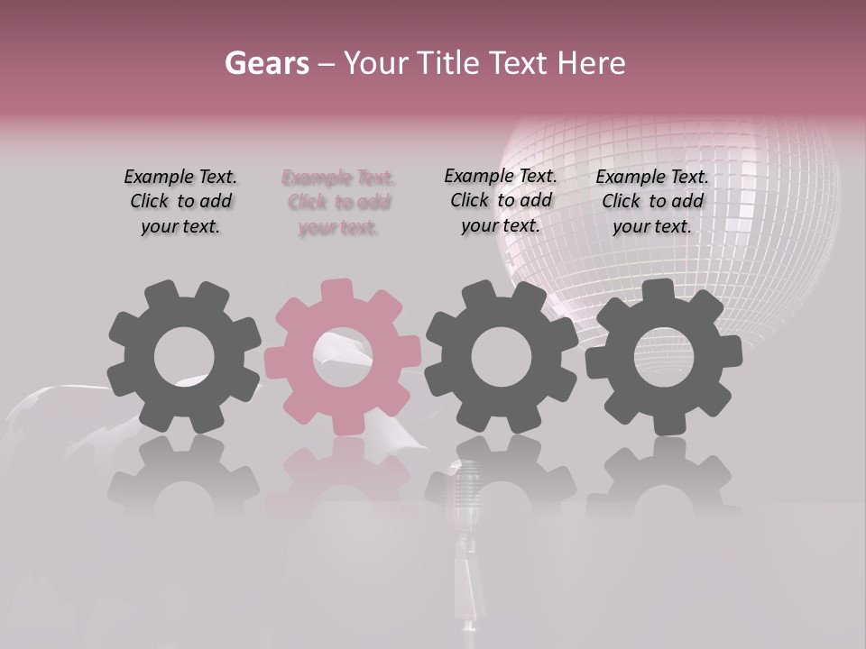 Sweet Illustration Cow PowerPoint Template