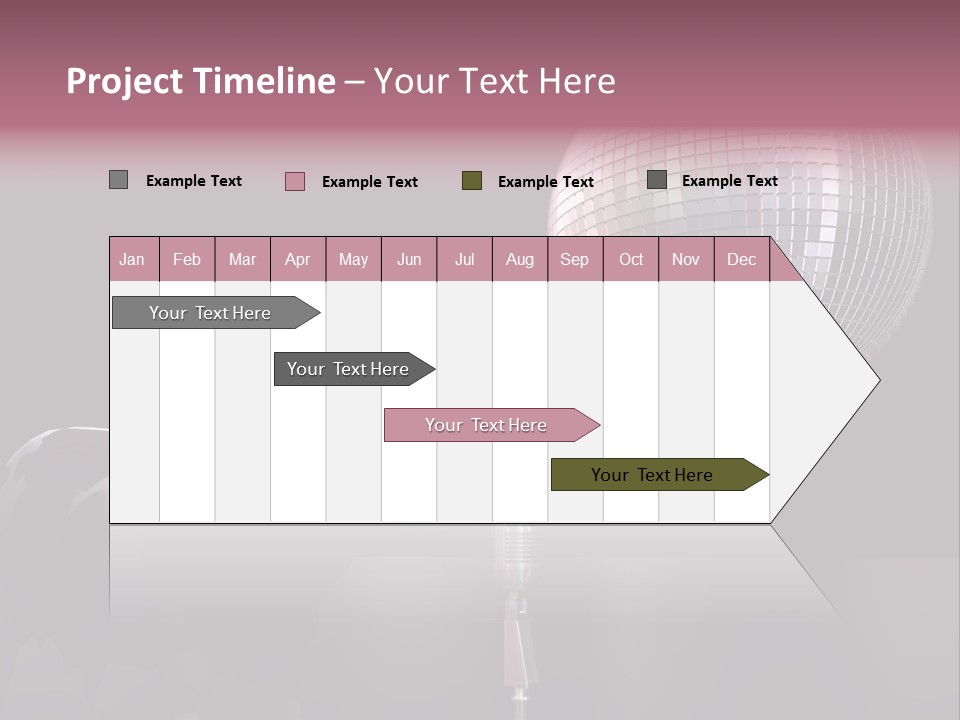 Sweet Illustration Cow PowerPoint Template