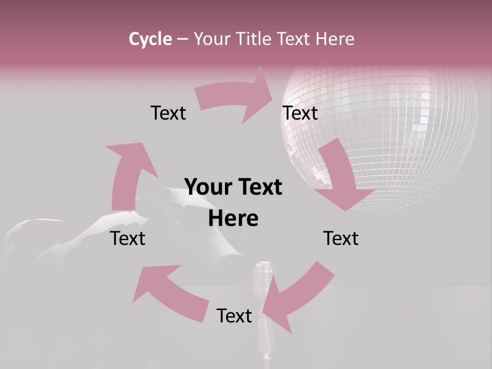 Sweet Illustration Cow PowerPoint Template