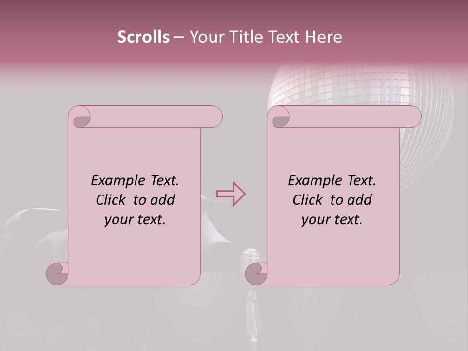 Sweet Illustration Cow PowerPoint Template