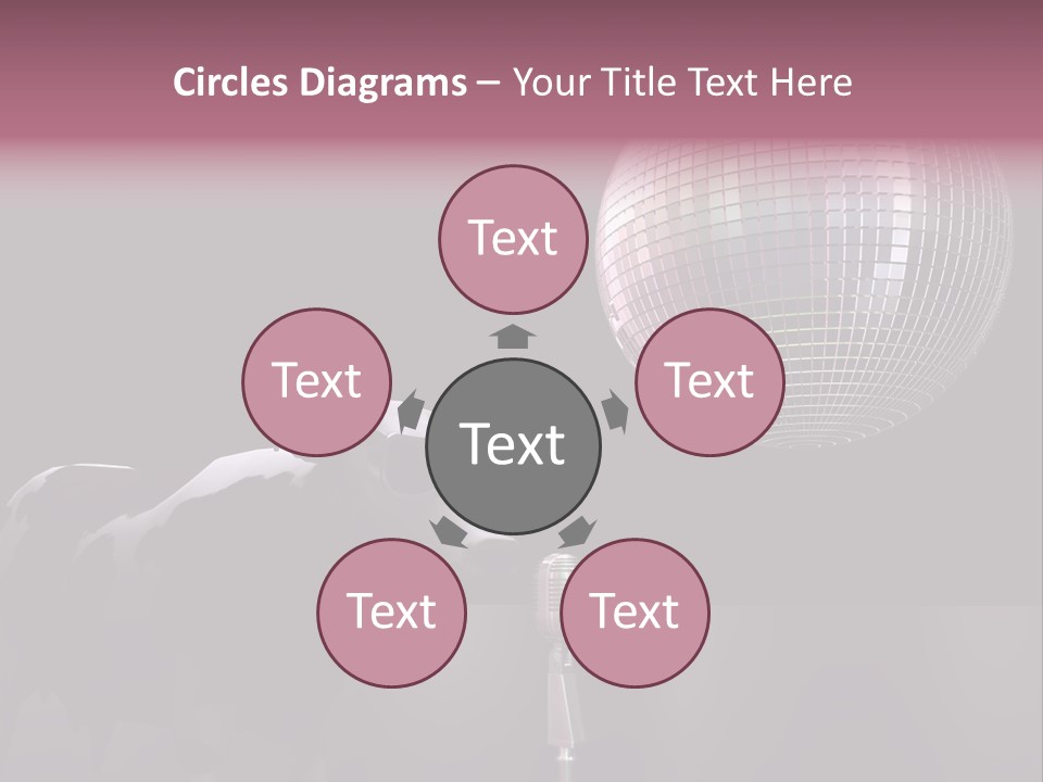 Sweet Illustration Cow PowerPoint Template