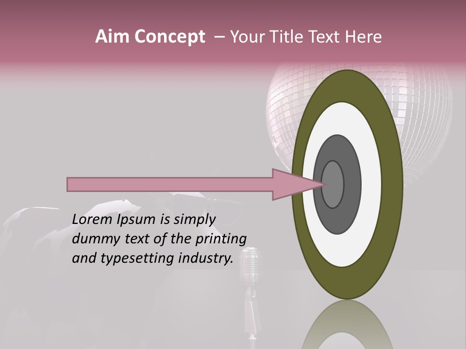 Sweet Illustration Cow PowerPoint Template