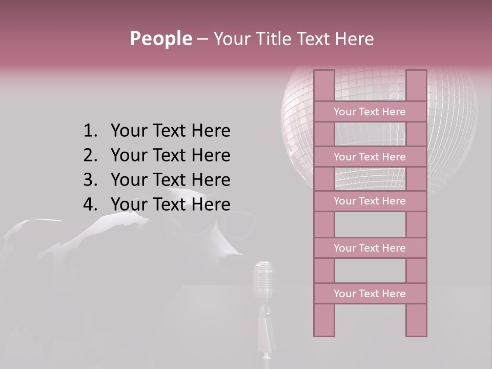 Sweet Illustration Cow PowerPoint Template