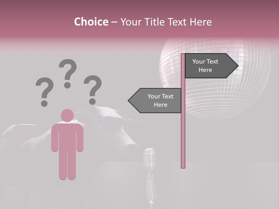 Sweet Illustration Cow PowerPoint Template