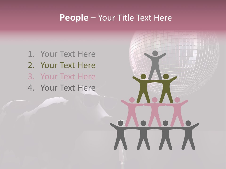 Sweet Illustration Cow PowerPoint Template