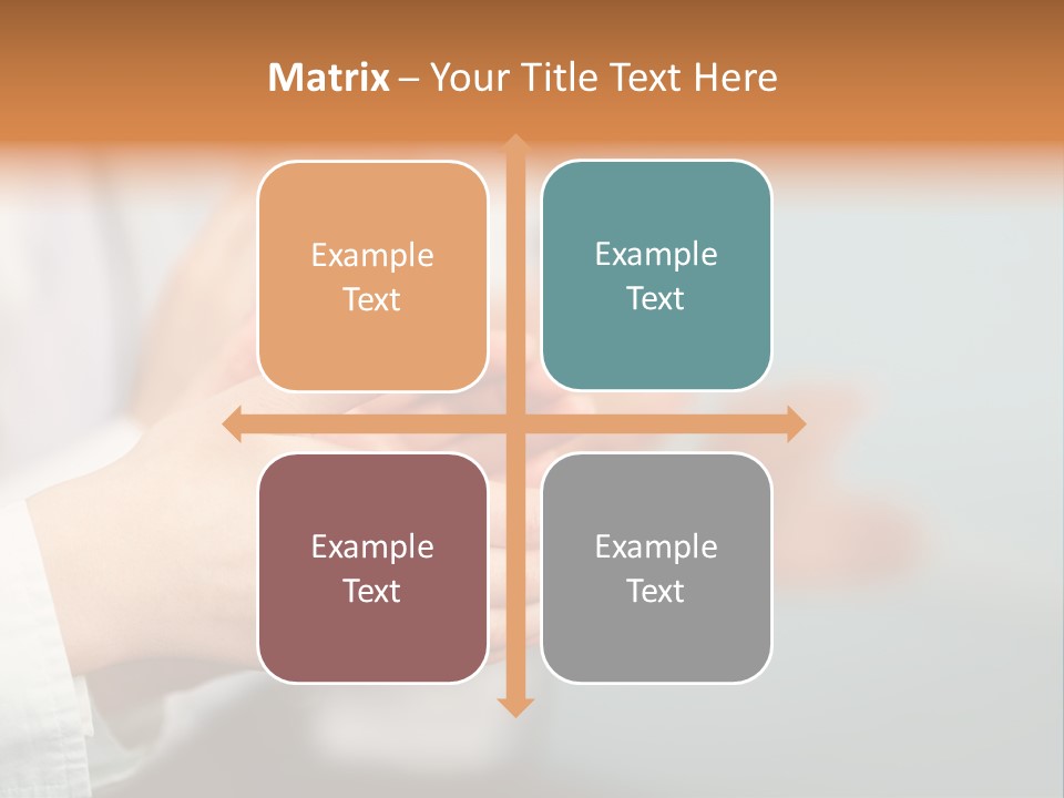 Line Close Up Together PowerPoint Template