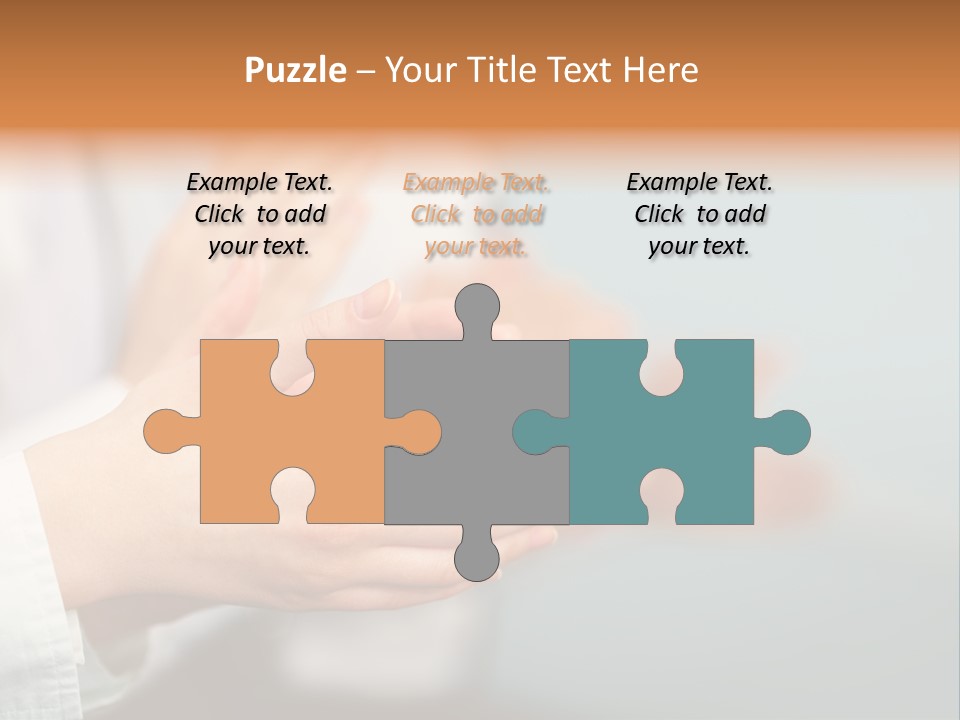 Line Close Up Together PowerPoint Template