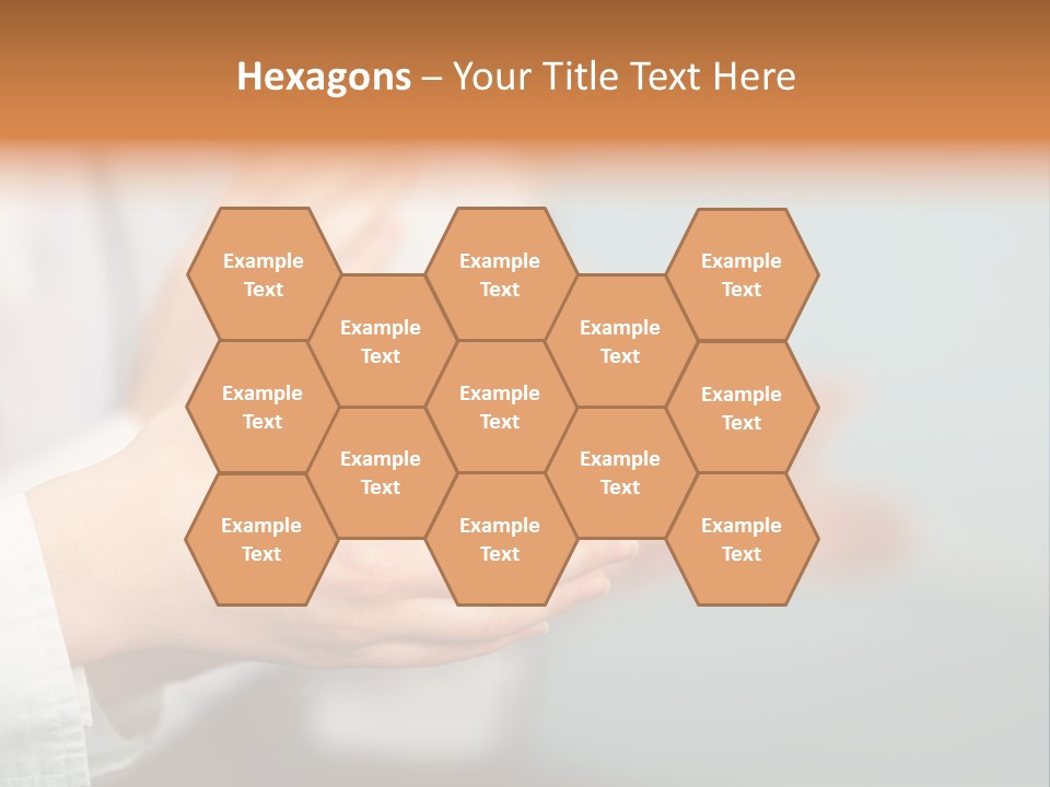 Line Close Up Together PowerPoint Template