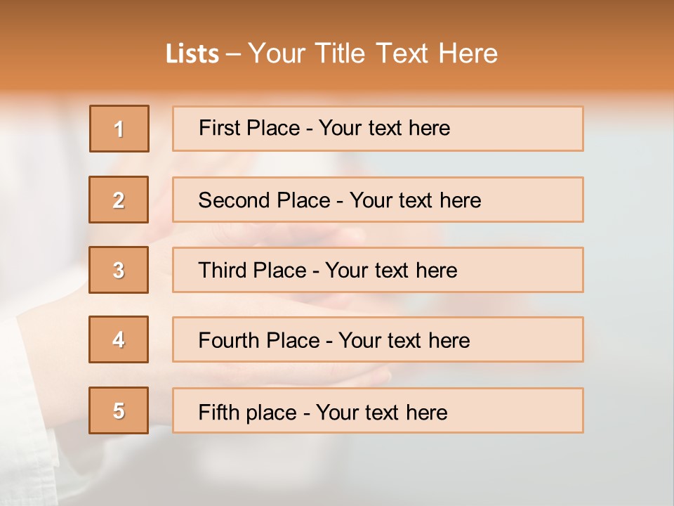Line Close Up Together PowerPoint Template
