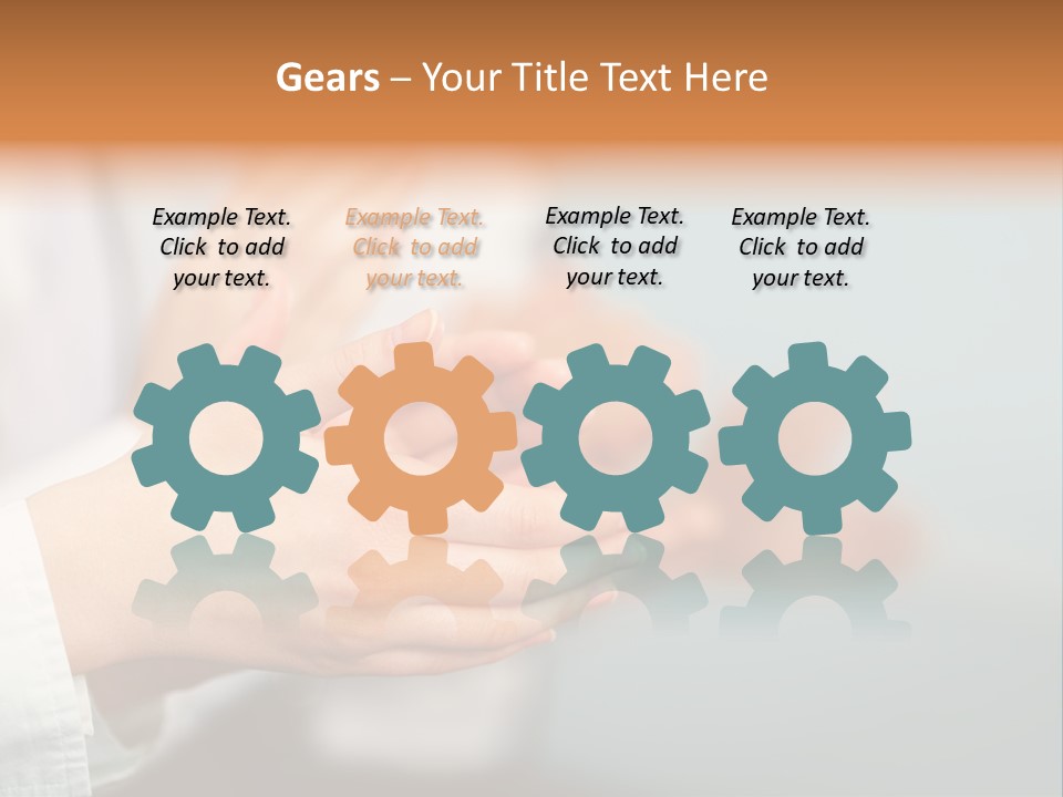Line Close Up Together PowerPoint Template