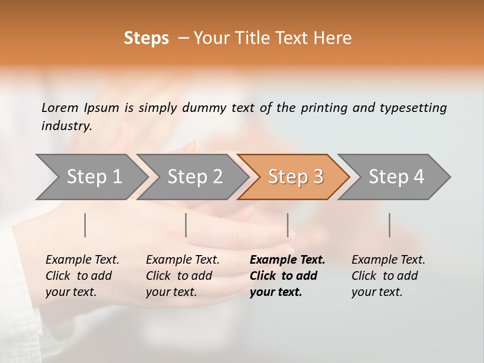 Line Close Up Together PowerPoint Template