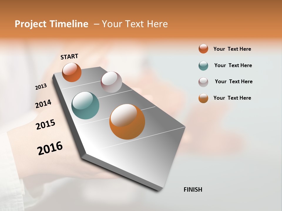 Line Close Up Together PowerPoint Template