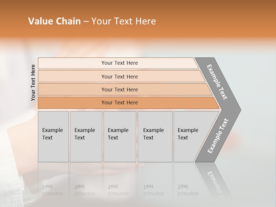 Line Close Up Together PowerPoint Template