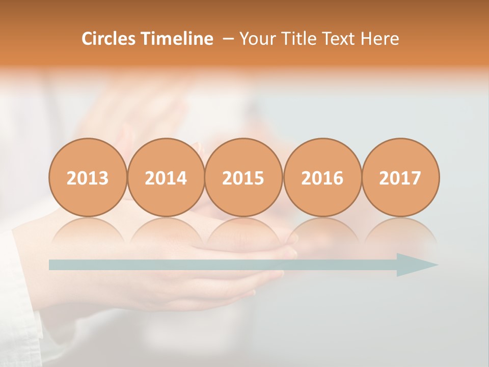 Line Close Up Together PowerPoint Template