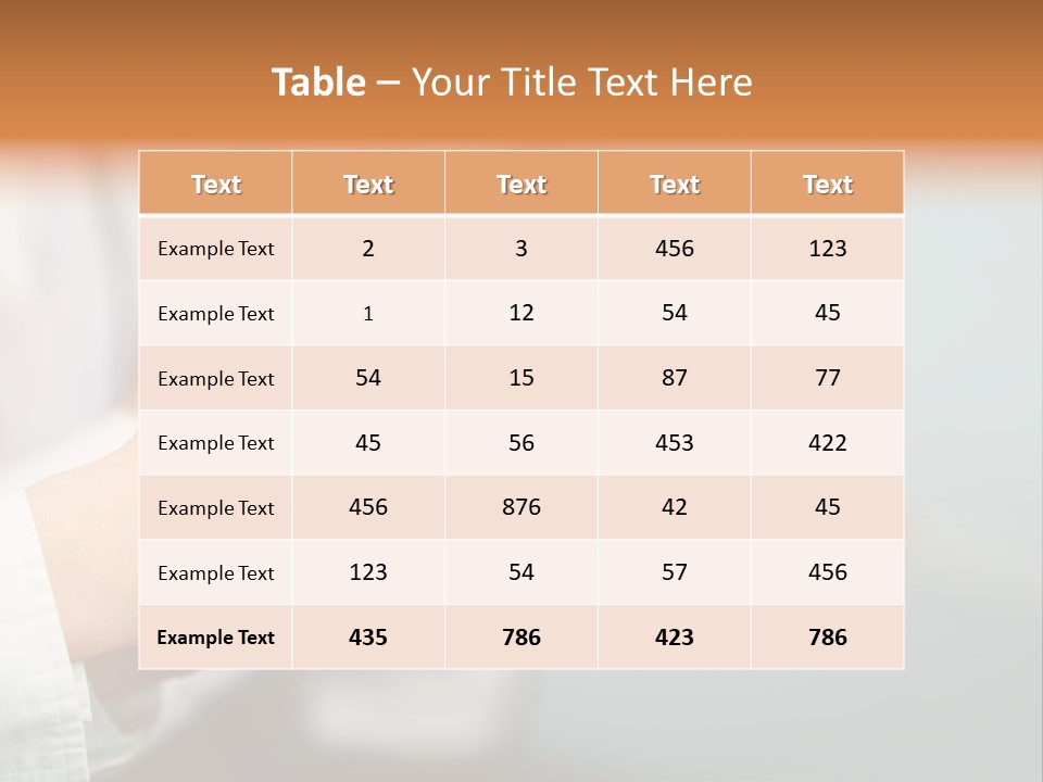Line Close Up Together PowerPoint Template
