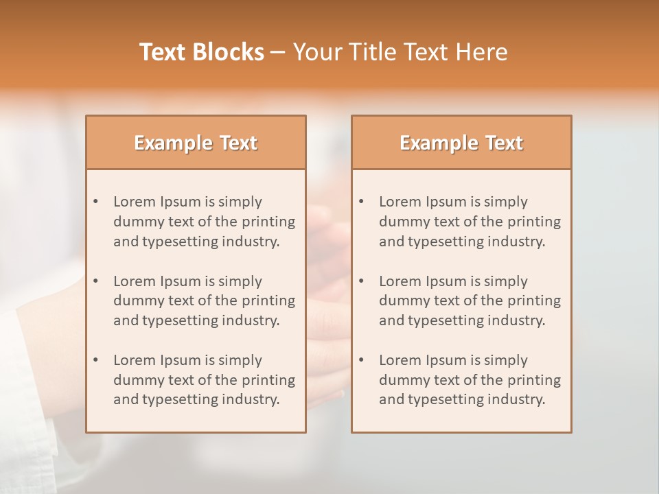 Line Close Up Together PowerPoint Template