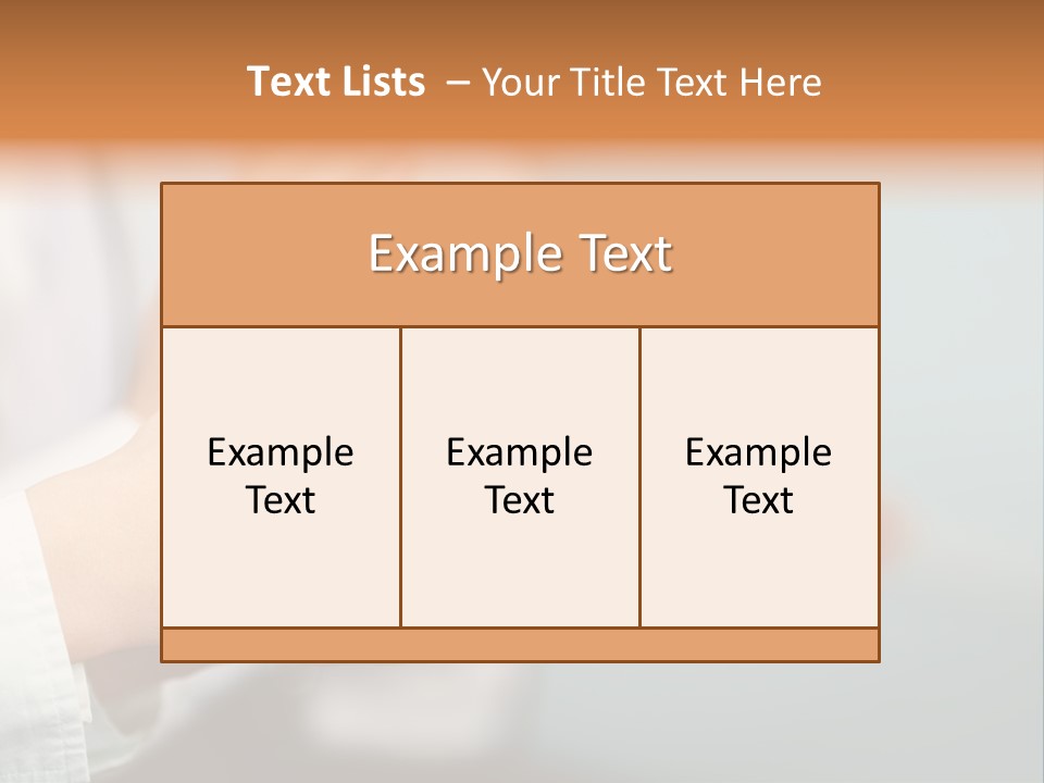 Line Close Up Together PowerPoint Template