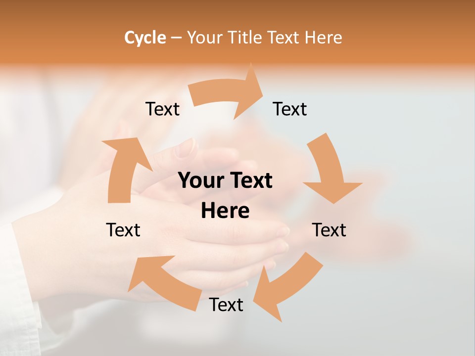Line Close Up Together PowerPoint Template