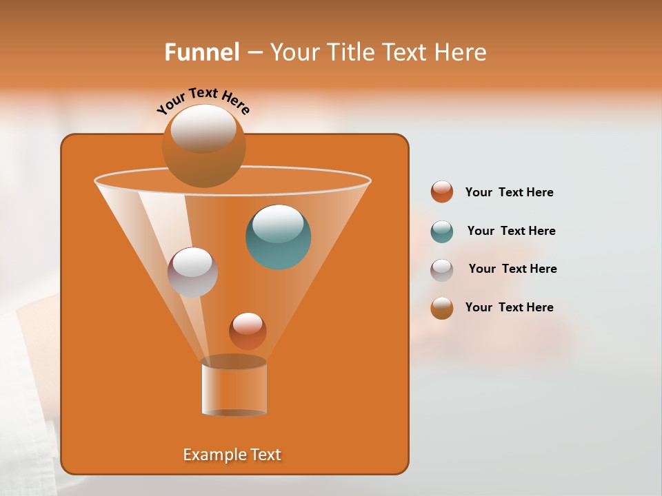 Line Close Up Together PowerPoint Template