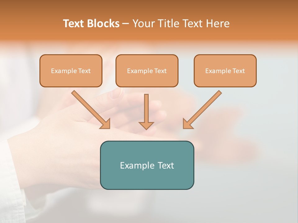 Line Close Up Together PowerPoint Template