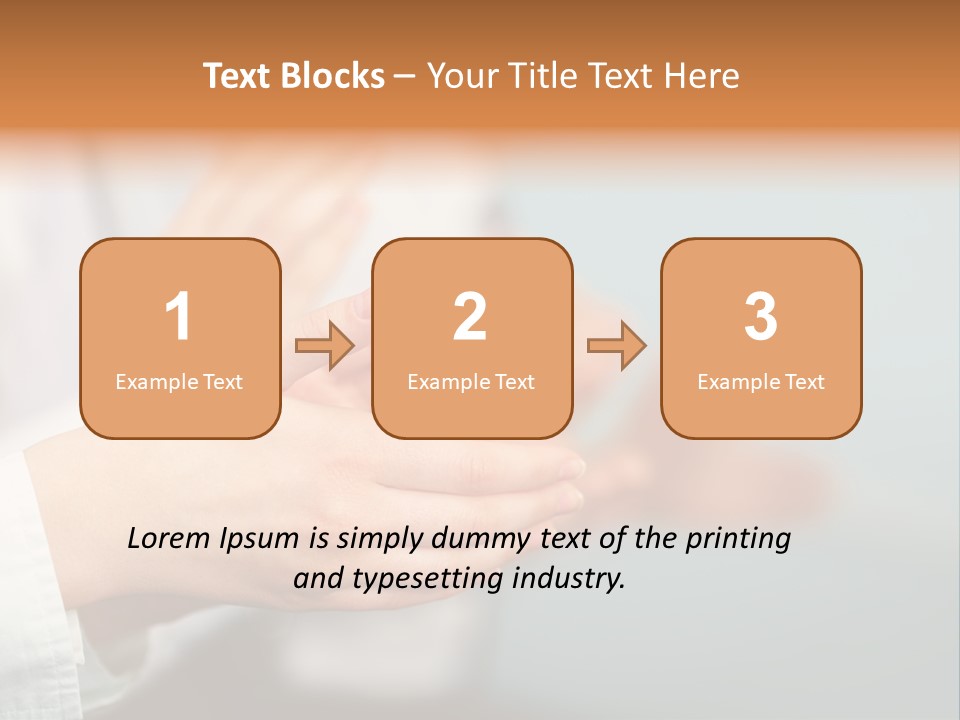 Line Close Up Together PowerPoint Template