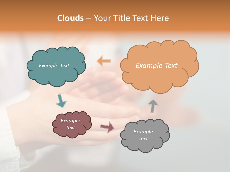 Line Close Up Together PowerPoint Template