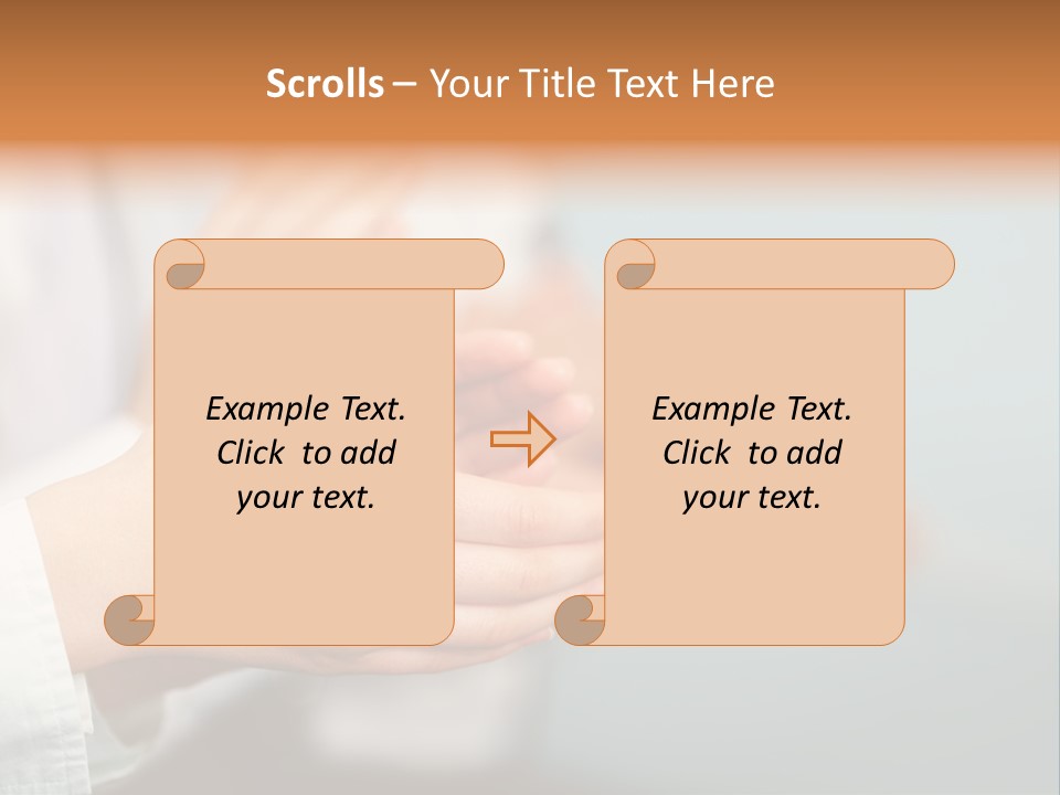 Line Close Up Together PowerPoint Template