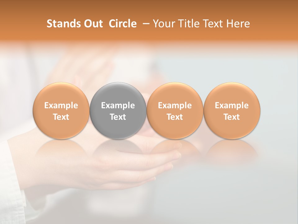 Line Close Up Together PowerPoint Template