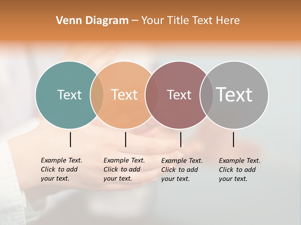 Line Close Up Together PowerPoint Template