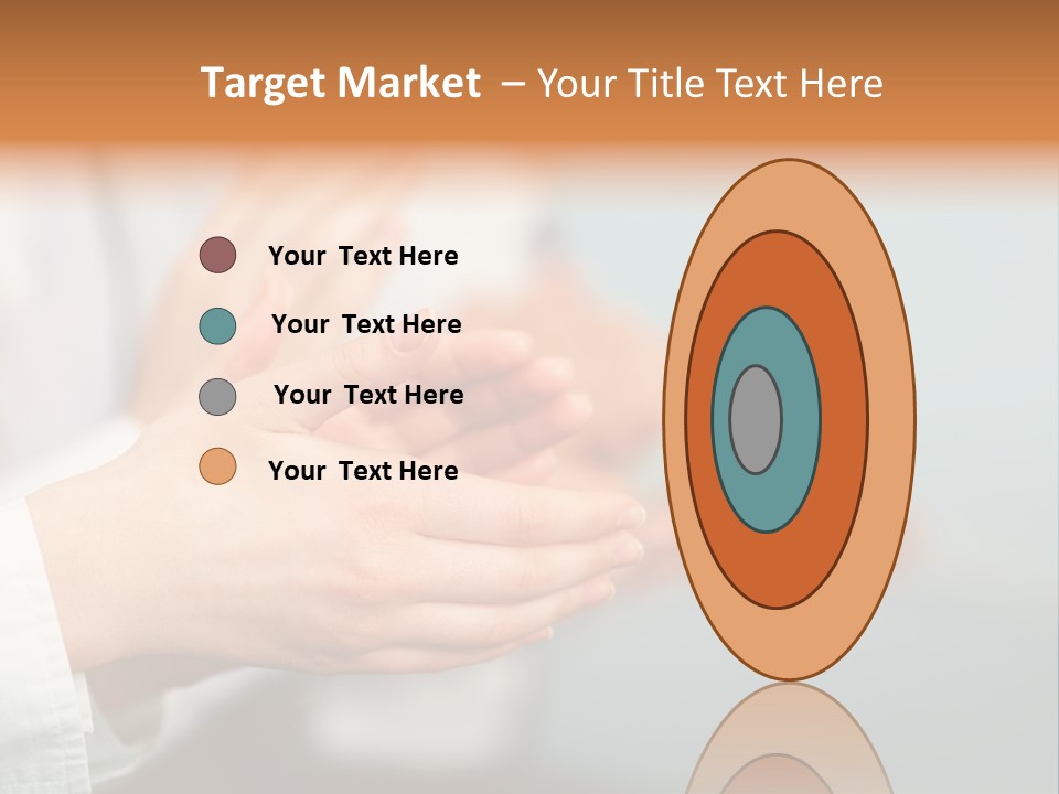 Line Close Up Together PowerPoint Template