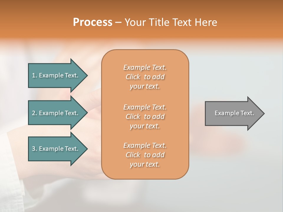 Line Close Up Together PowerPoint Template