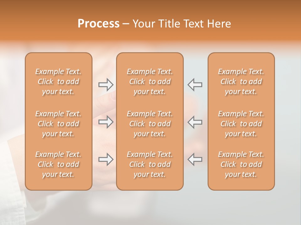 Line Close Up Together PowerPoint Template