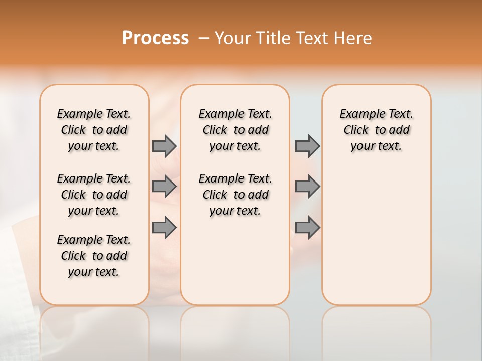 Line Close Up Together PowerPoint Template